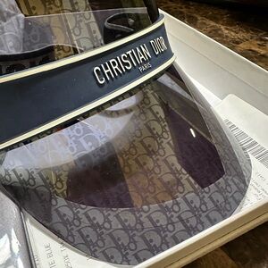 Dior Blue Visor with Logo DiorClub V1U